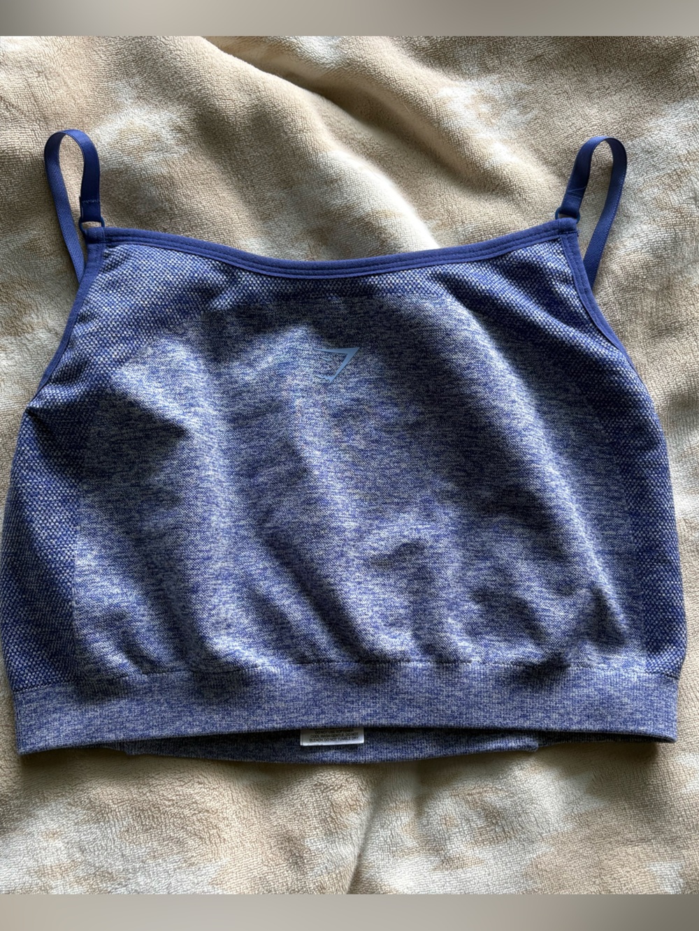 Gymshark Heathered Purple Seamless Cami Sports Bra